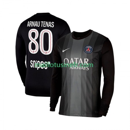 Maillot de Foot Paris Saint-Germain Arnau Tenas 80 Gardien Domicile 2025-26 Manches Longues